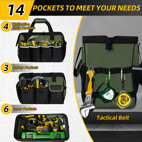 NECKORY tool bag adjustable shoulder strap for versatile carry options.