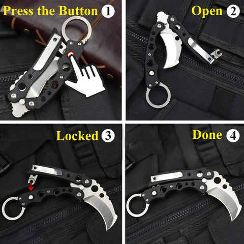 NedFoss compact EDC knife tucked in pocket for everyday carry.
