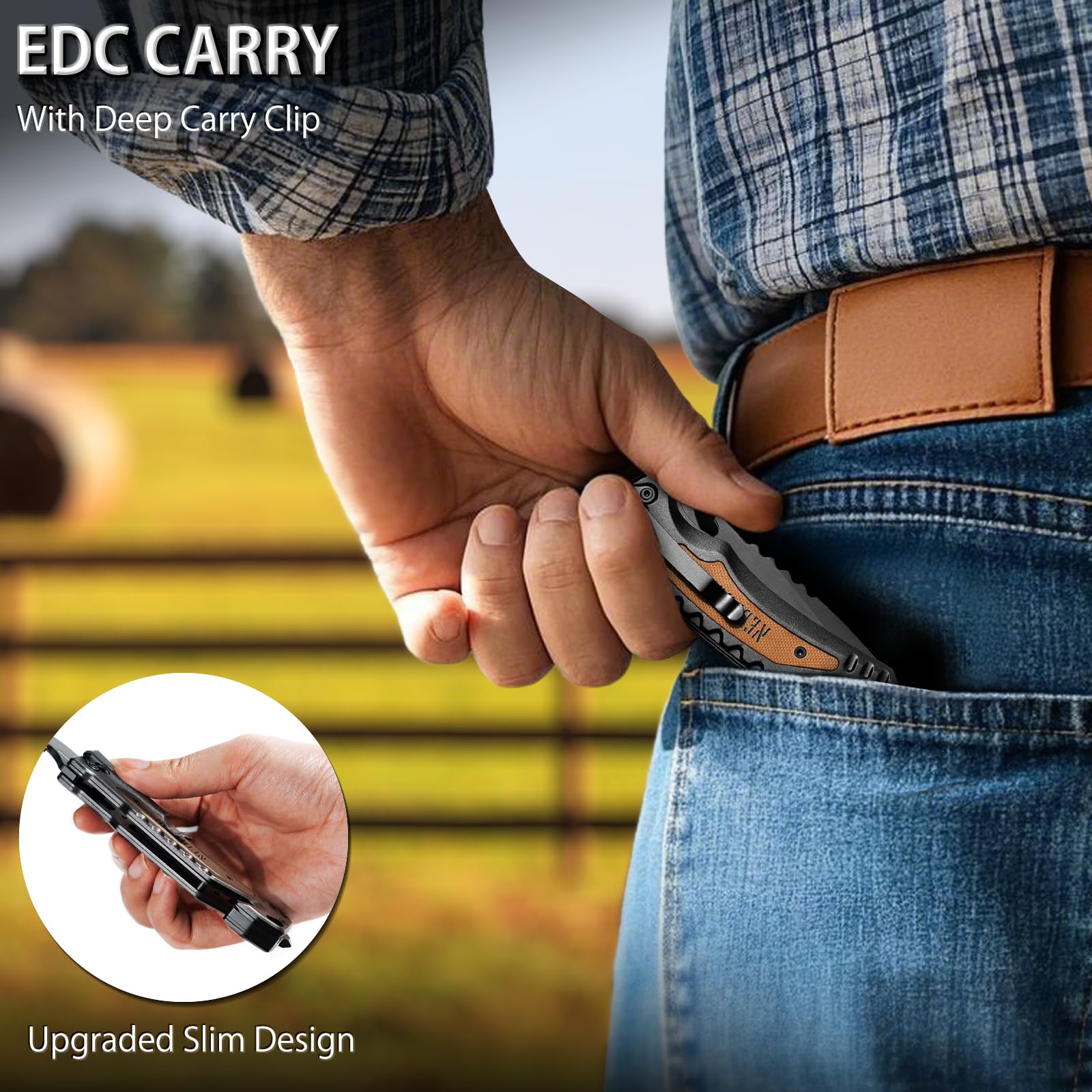 NedFoss DA169 bottle-opener integrated for easy post-adventure beverages.
