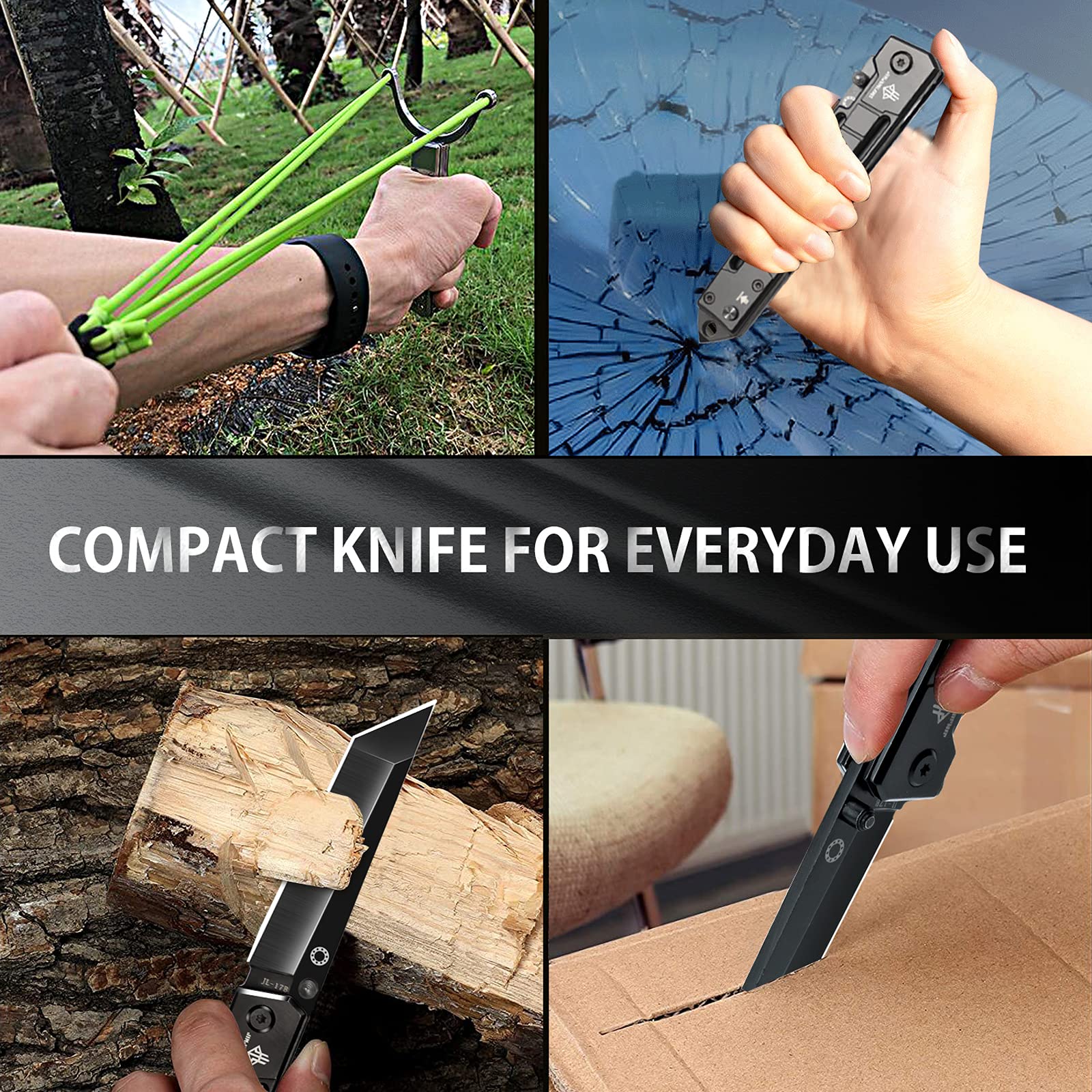 Compact NedFoss EDC knife design ideal for pocket carry and daily tasks.