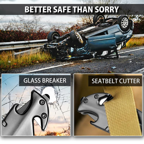 NedFoss FA48 seatbelt cutter ready for rapid safety in vehicles.