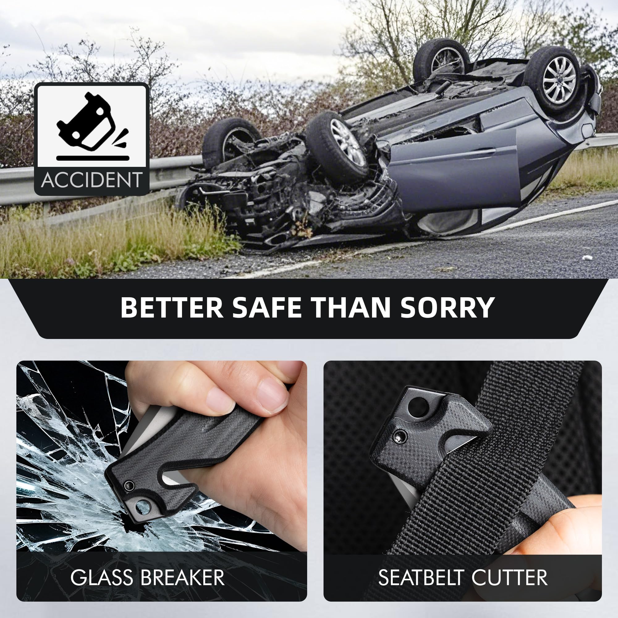 NedFoss FA49N Pro seatbelt cutter for quick safety rescues.