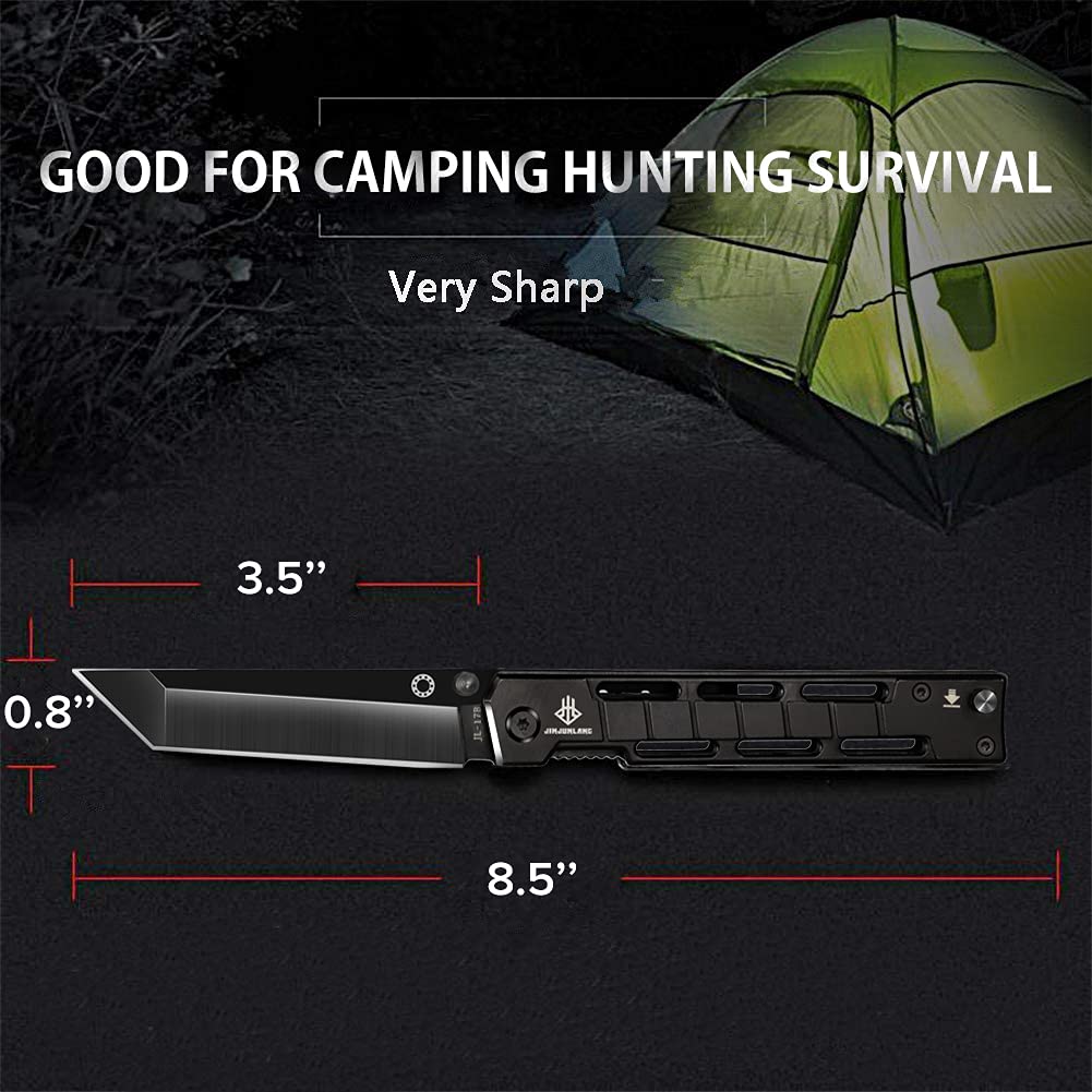 Outdoor NedFoss survival knife in action for camping and hiking.