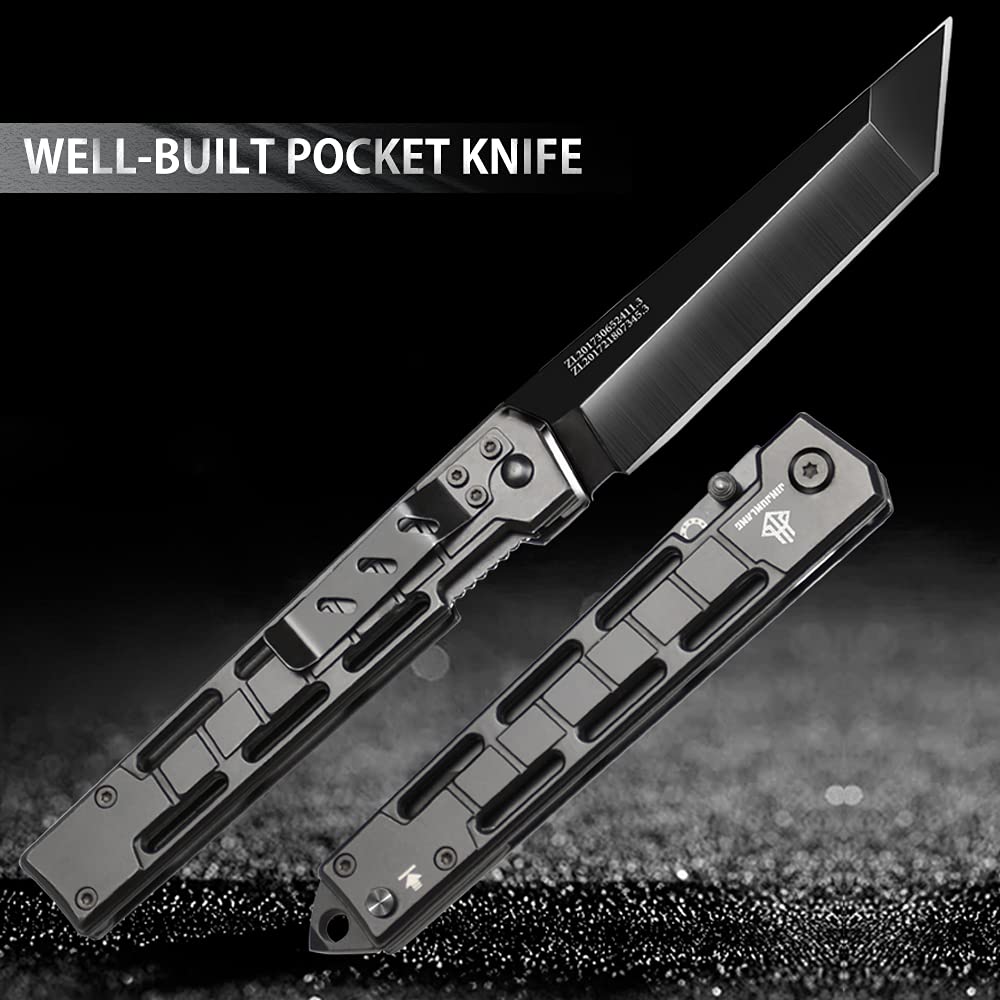 NedFoss Slingshot Pocket Knife thumb stud opening for quick one-handed access.