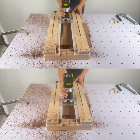 Neeho Router Sled supports epoxy projects and resin overflow cleanup.