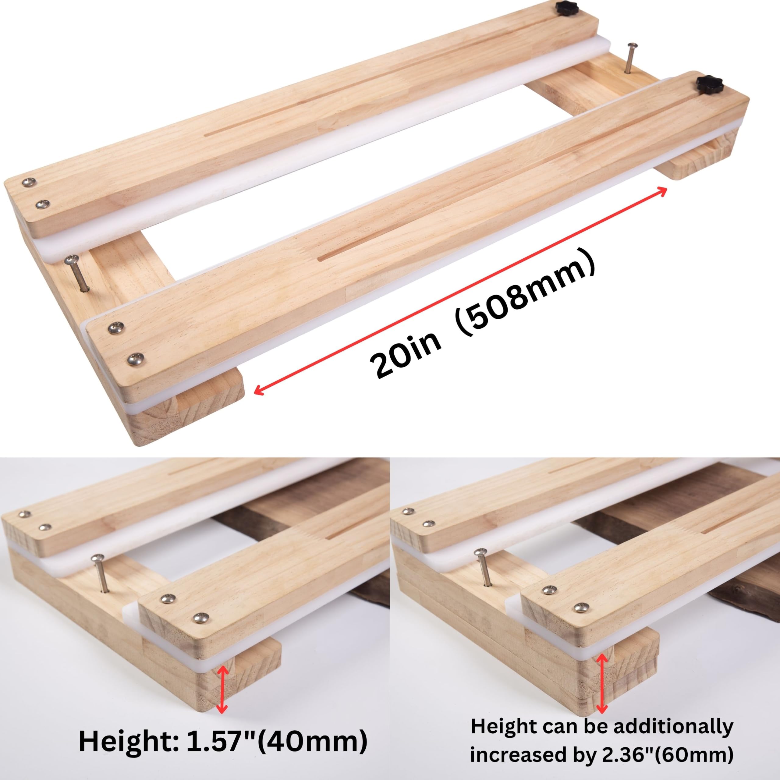 Neeho Router Sled is compatible with most trim routers for quick setup.