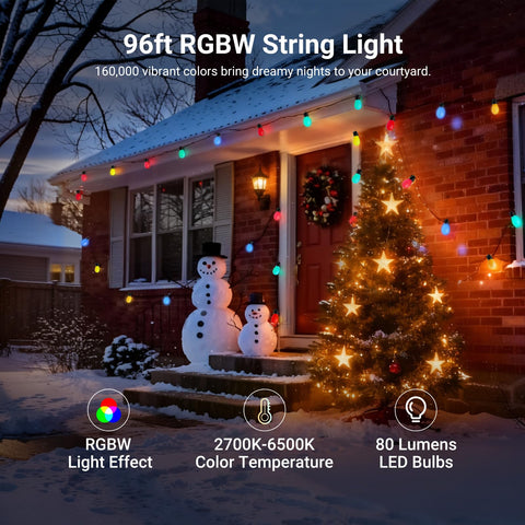 NEEWER app-controlled patio lights for quick changes