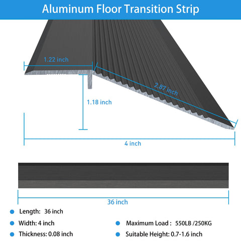 NEICAGNE aluminum threshold strip with 3M adhesive for quick install