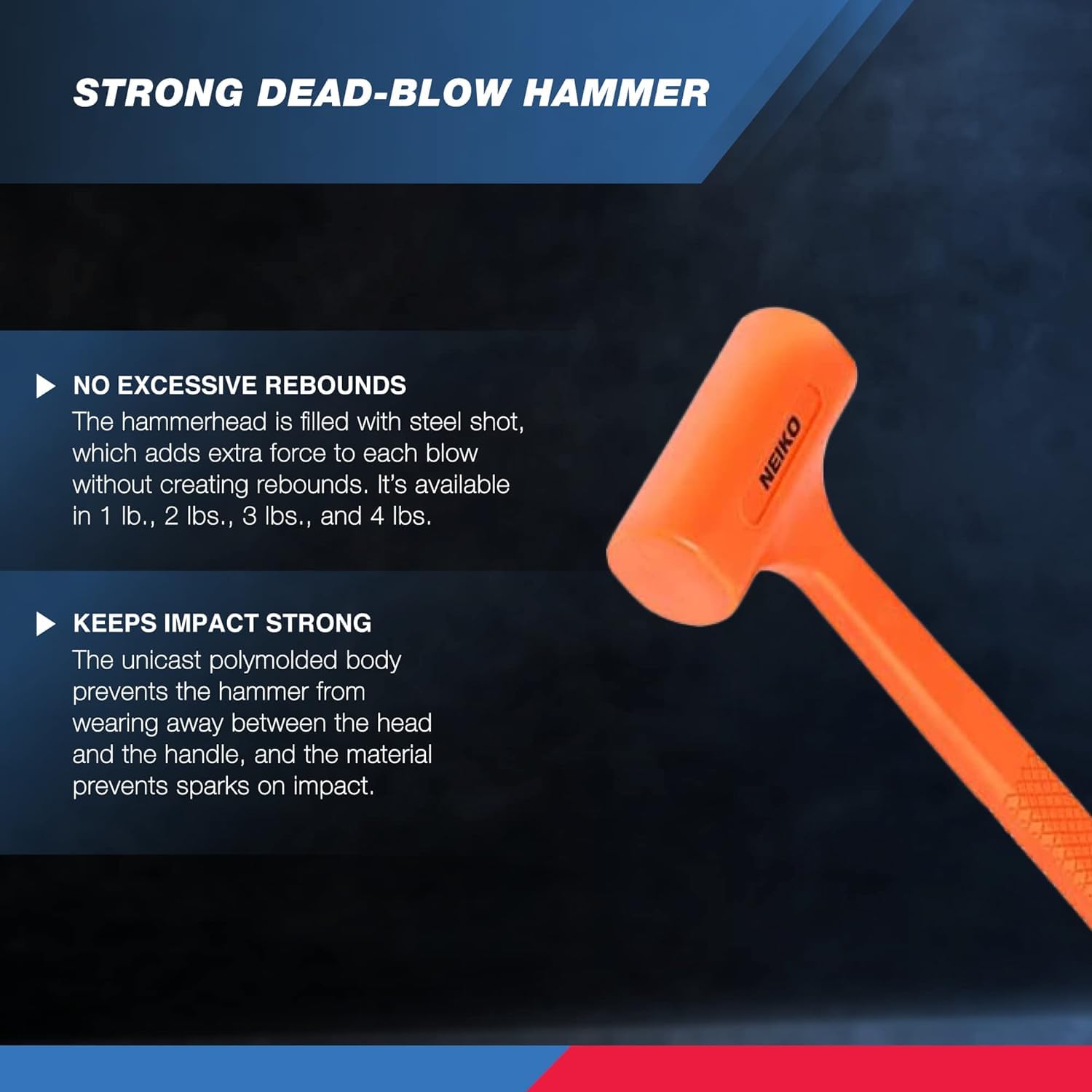 NEIKO 02849A unibody molded jacket protecting head and grip during use