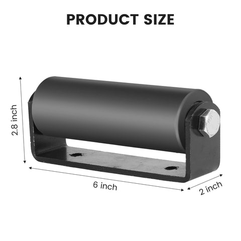 Neiteli C-shaped bracket with black coating resists rust for outdoor use.