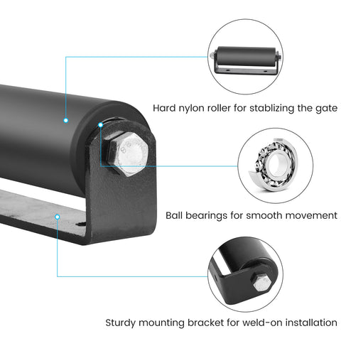Neiteli heavy-duty sliding gate kit with included wrenches for quick setup.