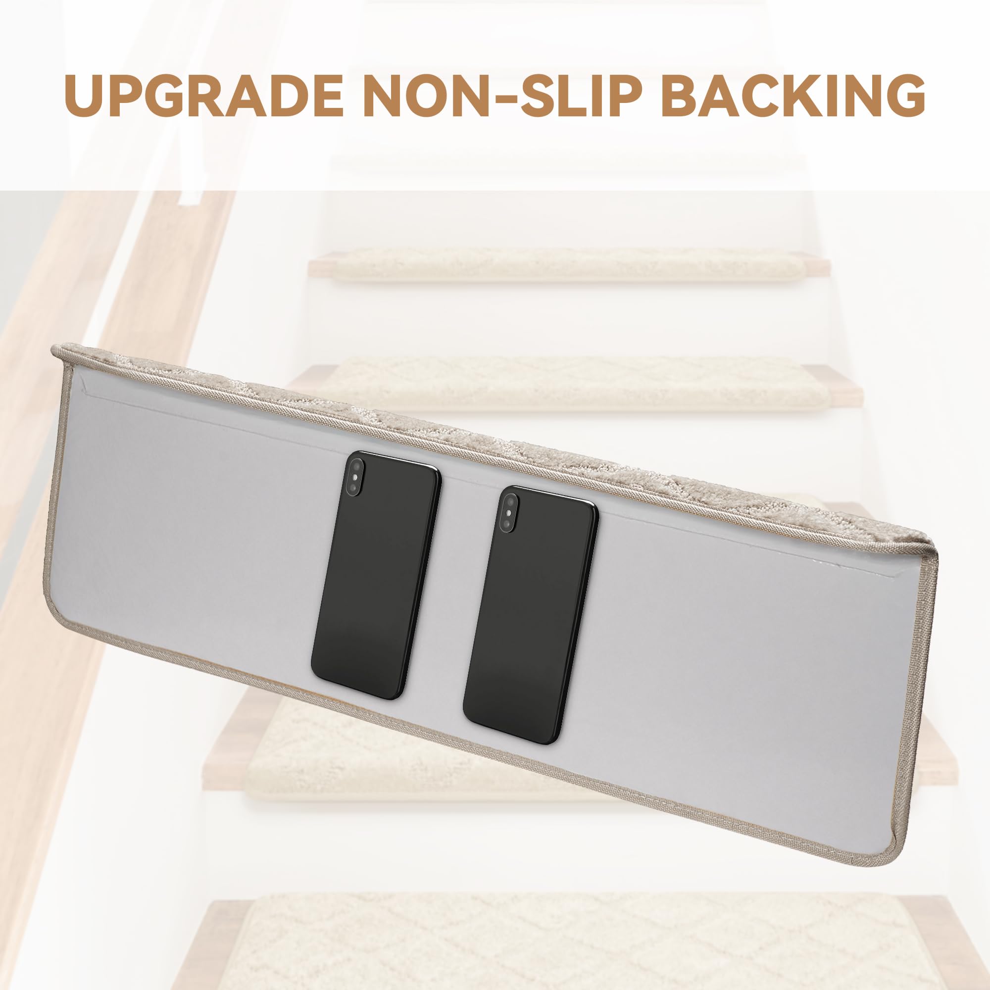 NEKL beige-grey pattern provides durable protection while blending with decor.