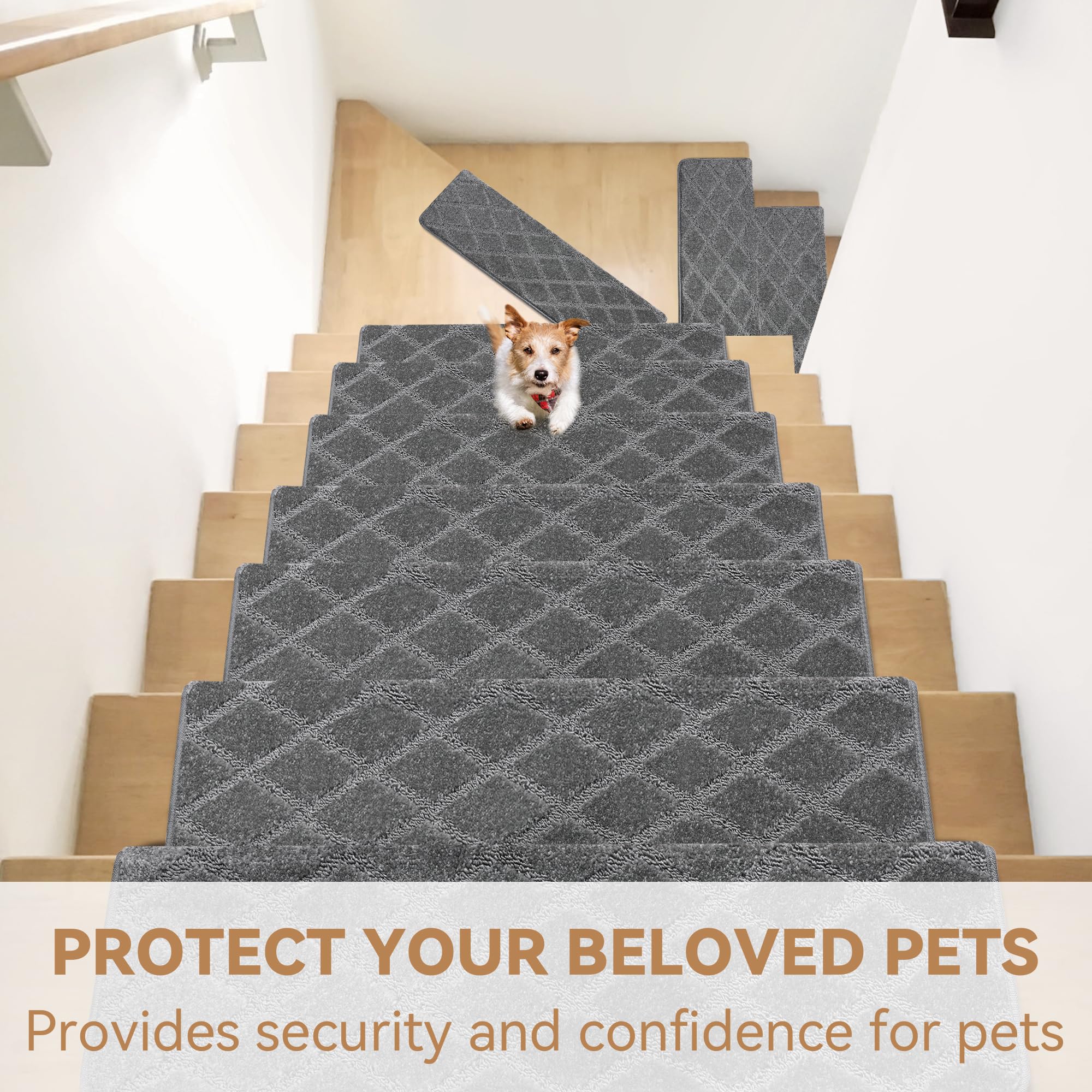 NEKL tufted surface feels soft underfoot and reduces noise.