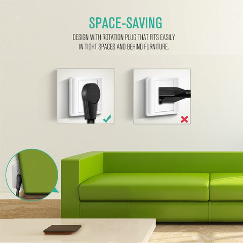 Nekteck UL-certified extension cord for safe, reliable power.