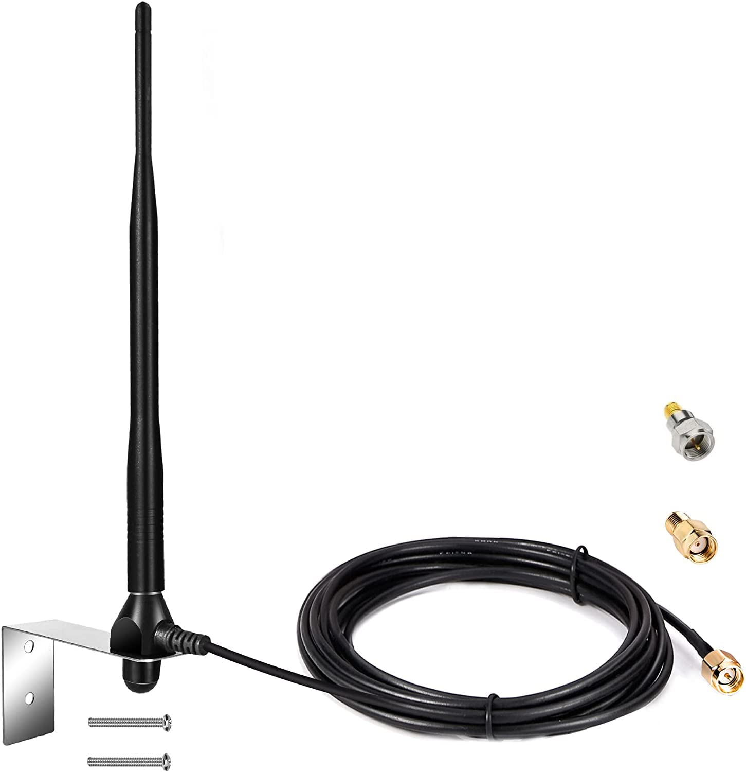 Nelawya 433.92MHz gate antenna extends long-range signal for Lifemaster and Mighty Mule openers.