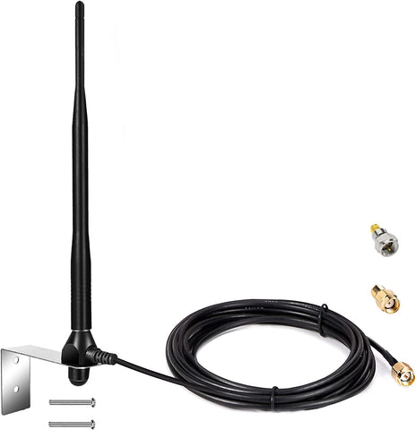 Nelawya 433.92MHz gate antenna extends long-range signal for Lifemaster and Mighty Mule openers.