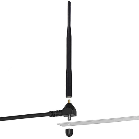 Nelawya package includes antenna, adapter, wall mount bracket and screws.