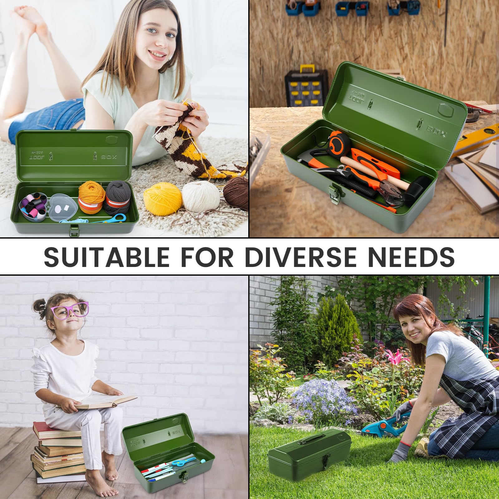 NEMTMCUA durable metal toolbox designed for long-lasting organization
