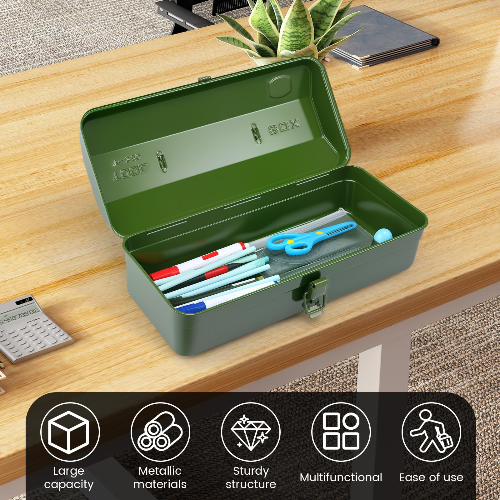 NEMTMCUA locking clasp on toolbox for secure transport