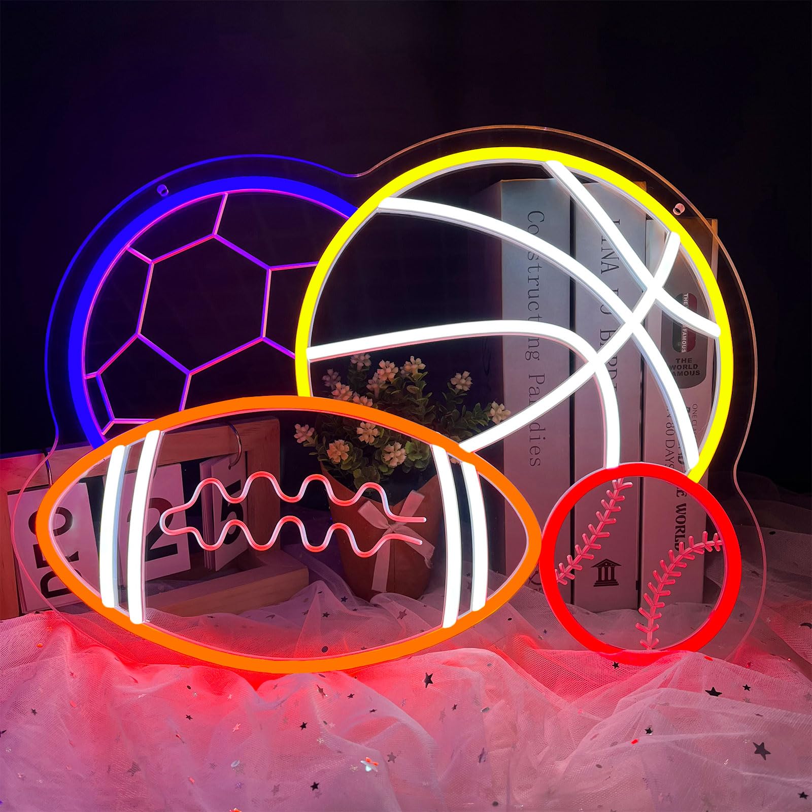 Nen Sign sports decor neon suitable for bars, clubs, or dorms with energetic flair