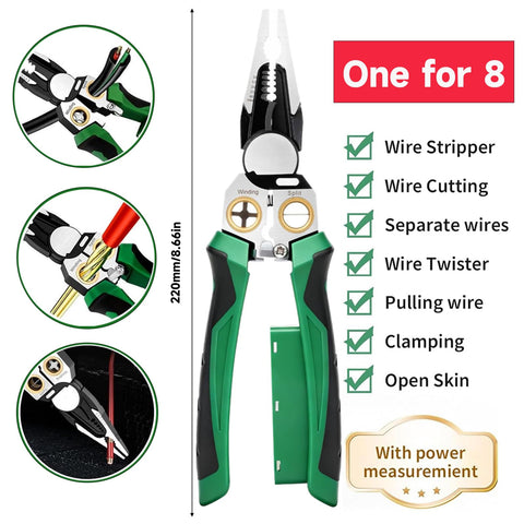 NENOWOND wire stripper held in hand during electrical task