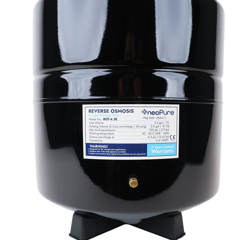 Neo-Pure powder-coated RO tank showing durable exterior finish.