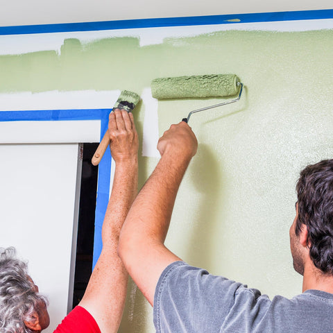 NEOACT 30-roll blue painter's tape set helps keep big projects organized.