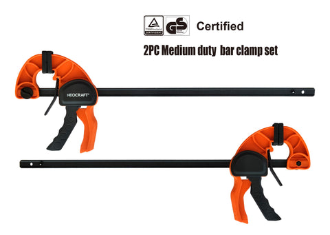 Neocraft bar clamp with one-handed trigger for fast, comfortable adjustments