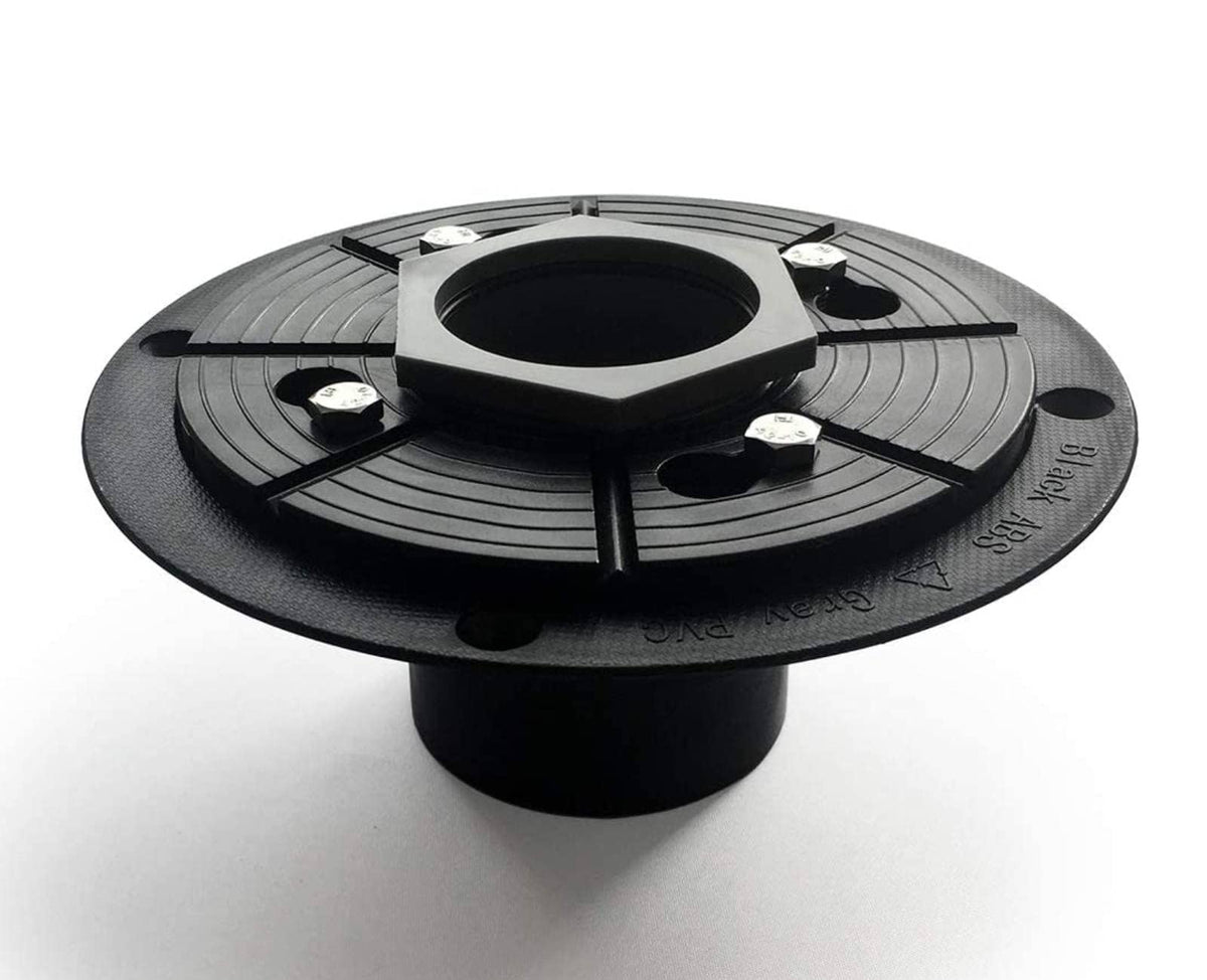 Neodrain 2-inch ABS sub-drain base shown for durable shower installation