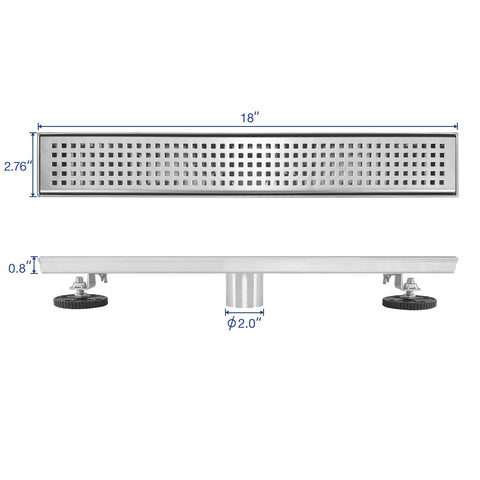Neodrain 304 stainless steel body emphasizing durability and corrosion resistance