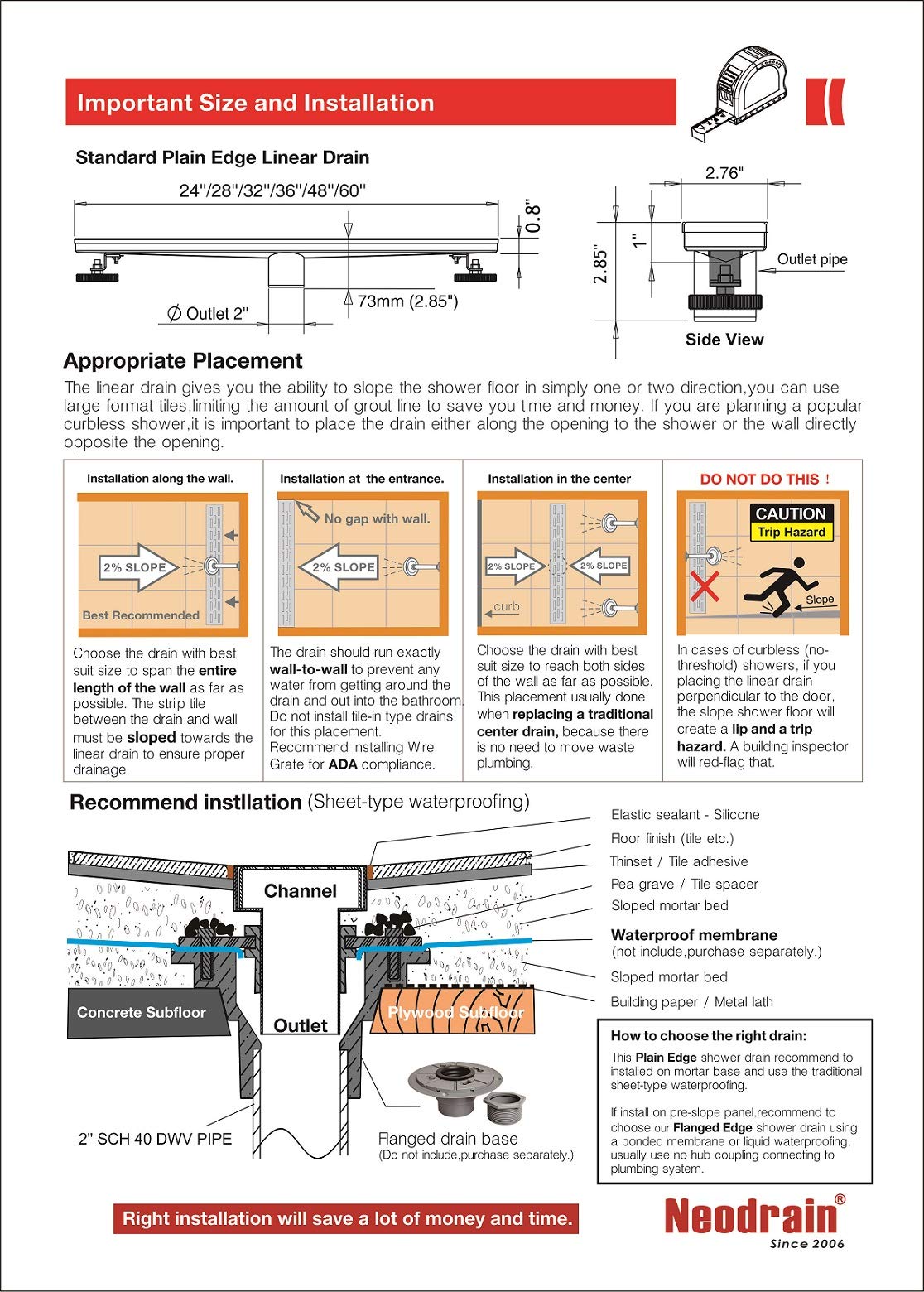 Adaptor and base compatibility for secure installation with common systems