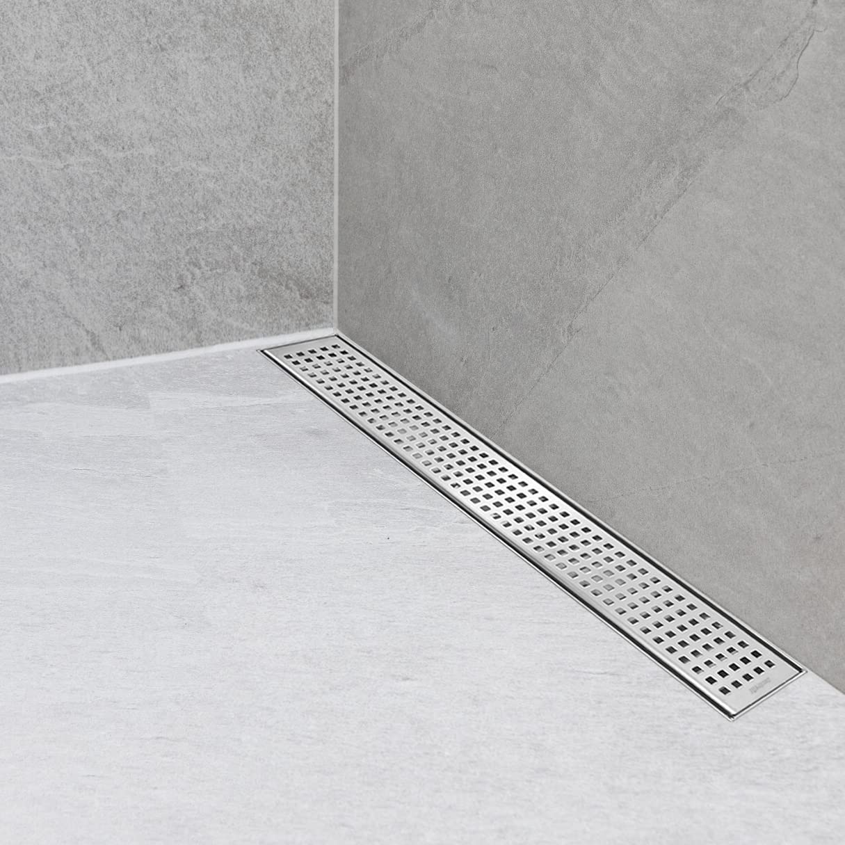 Neodrain brushed nickel finish adds modern style to shower space