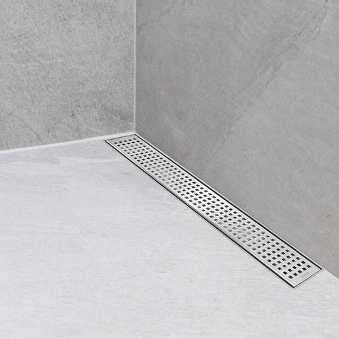 Neodrain brushed nickel finish adds modern style to shower space