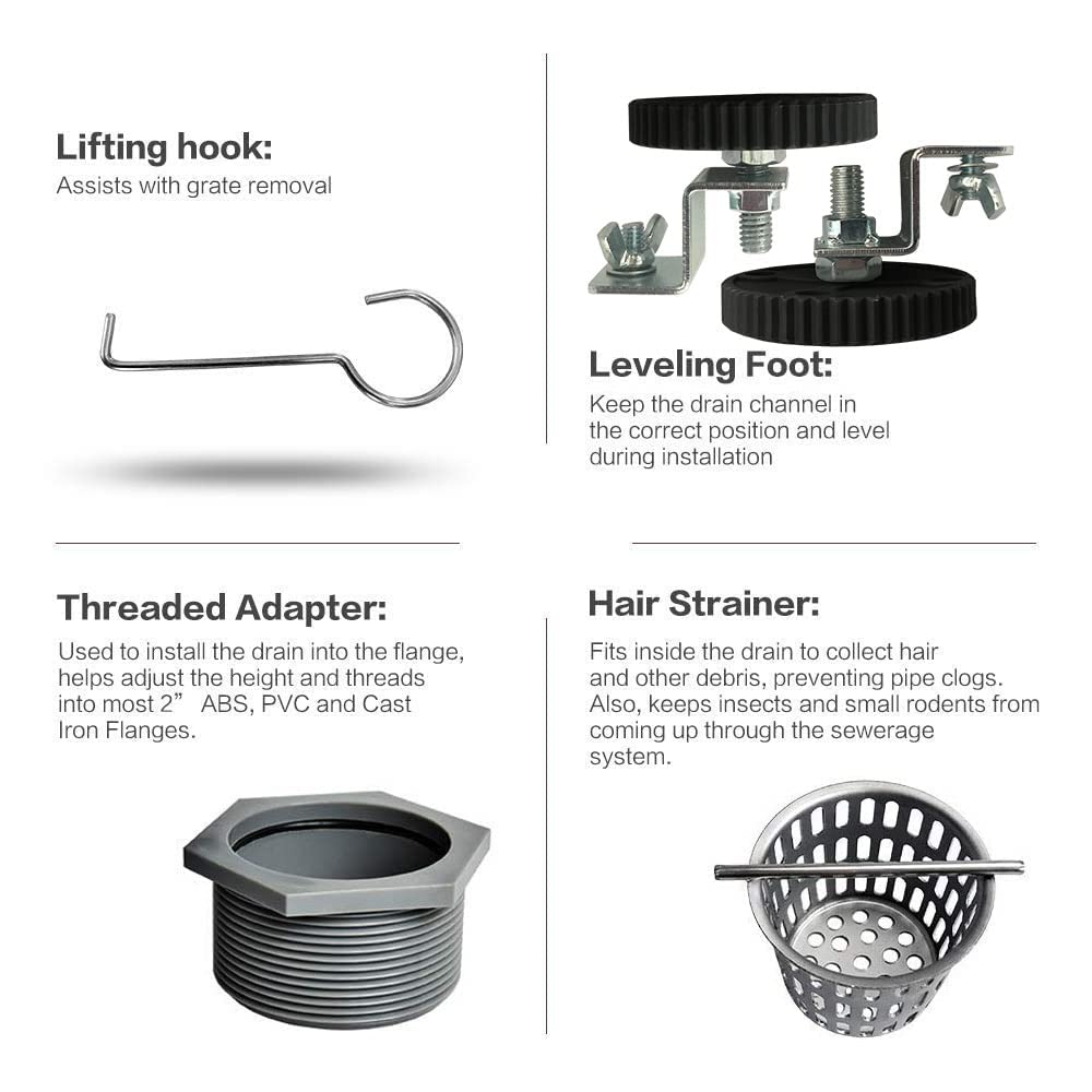 Neodrain hair strainer filter captures debris for simple maintenance