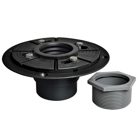 Neodrain shower drain base with built-in rubber gasket for secure fit
