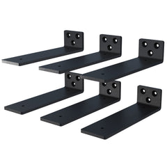 NEODROP 6-pack 10-inch floating brackets for hidden shelf support