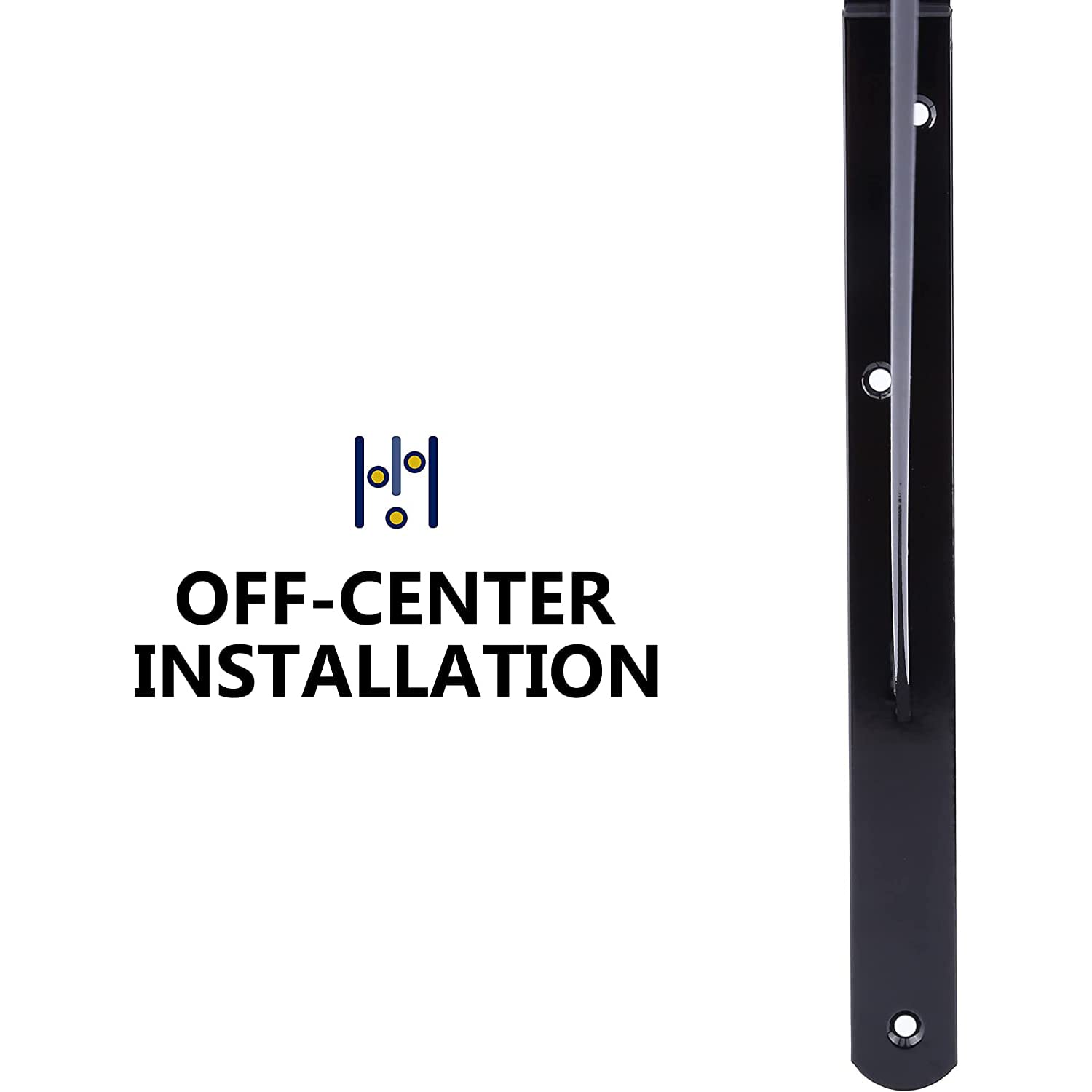 NEODROP 800-pound capacity per pair supports heavy shelves.