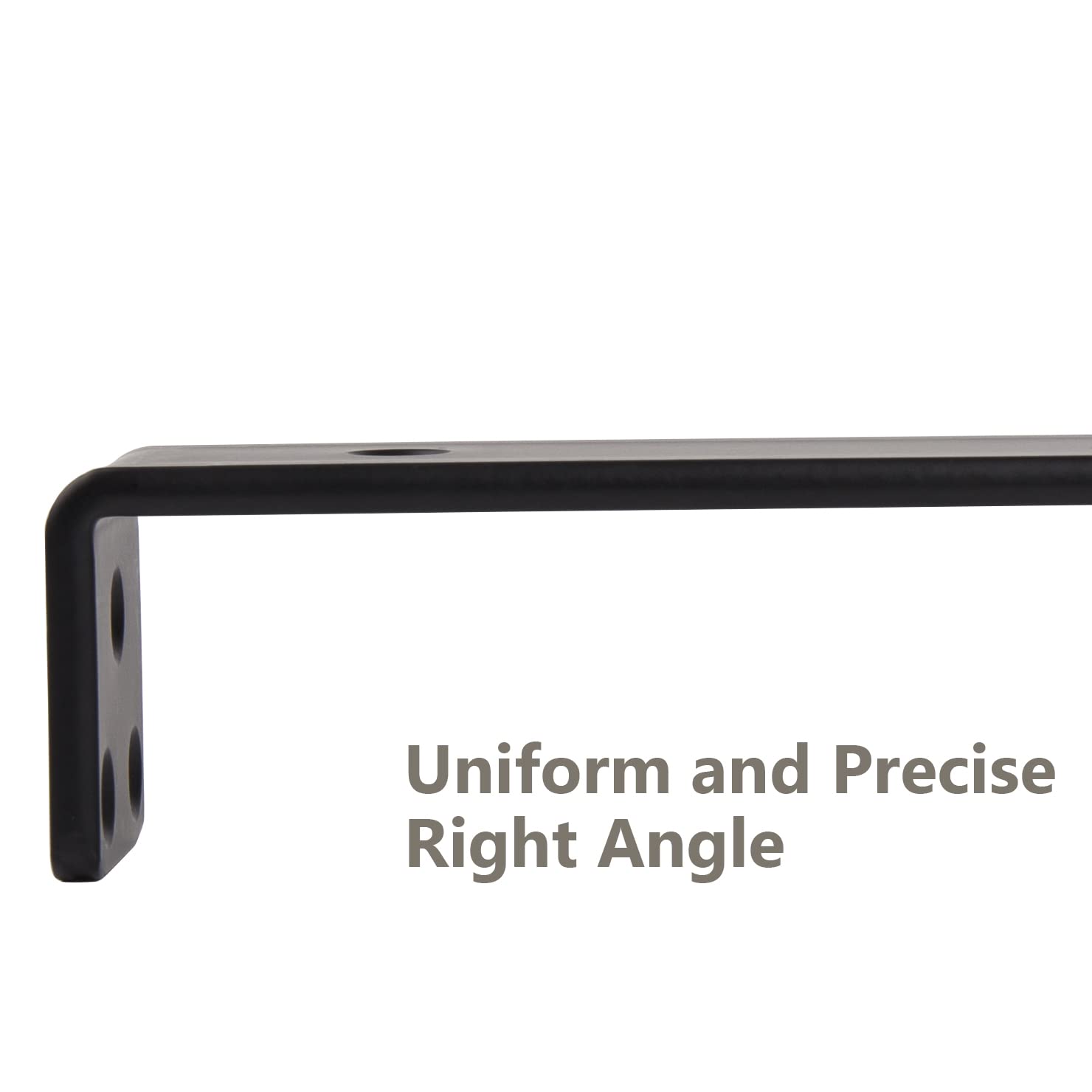 NEODROP black powder-coated brackets with sleek, chip-resistant finish
