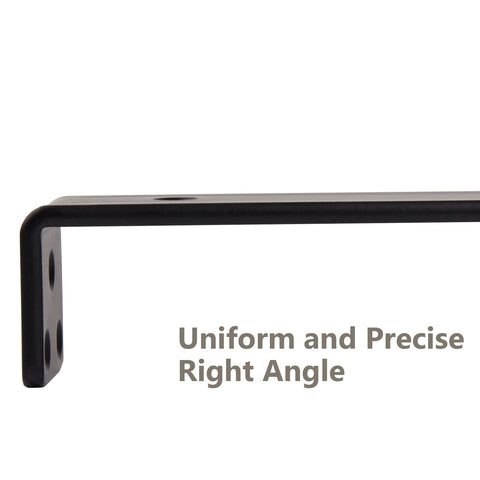 NEODROP black powder-coated brackets with sleek, chip-resistant finish