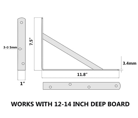 NEODROP black powder-coated bracket close-up highlights rust resistance.