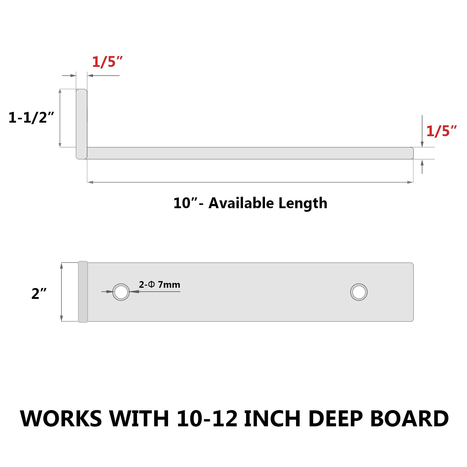 NEODROP heavy-duty steel brackets adding durability to shelves