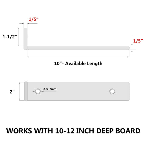 NEODROP heavy-duty steel brackets adding durability to shelves