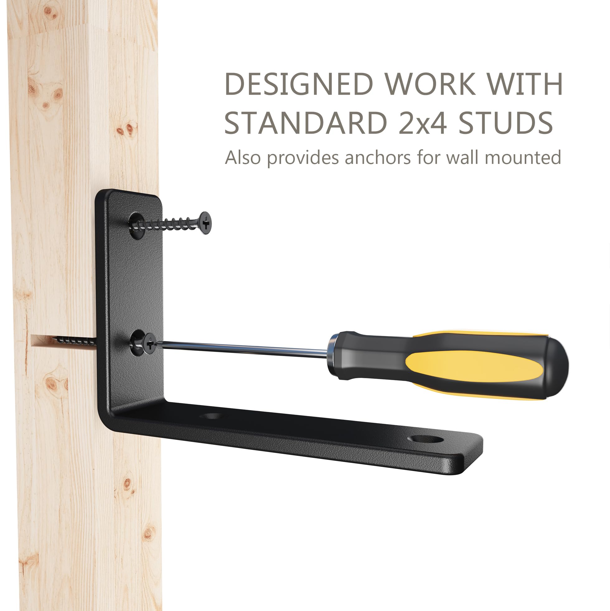 Low-profile NEODROP brackets stay nearly invisible on shelves.