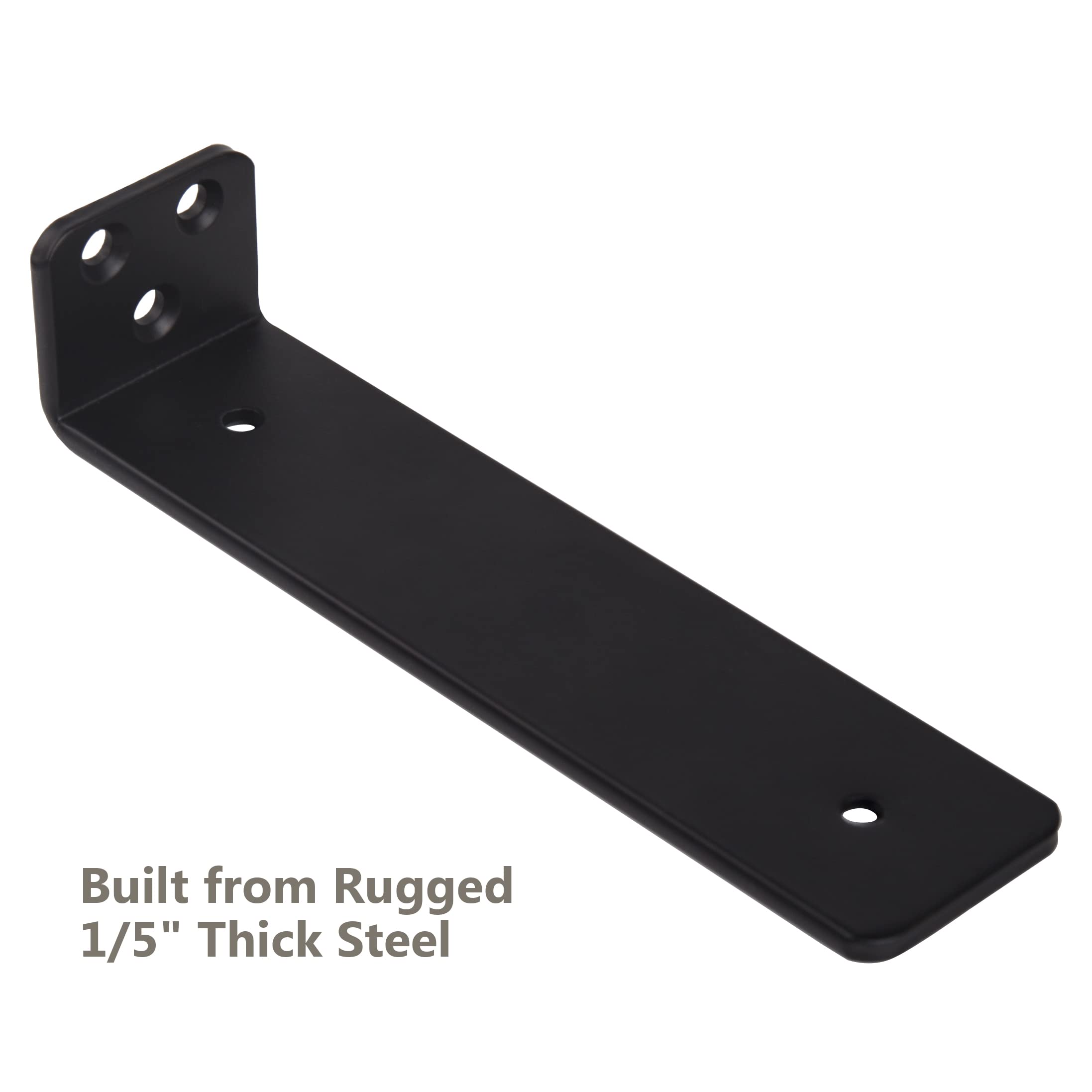 NEODROP low-profile wall-mount brackets blend with décor