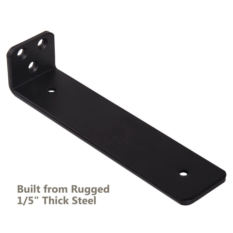 NEODROP low-profile wall-mount brackets blend with décor