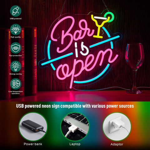 NEONLAND acrylic-sign-clear-board provides durable wall art with vivid illumination.