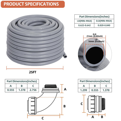 Neorexon non-metallic PVC conduit outer view showcases lightweight, corrosion resistance