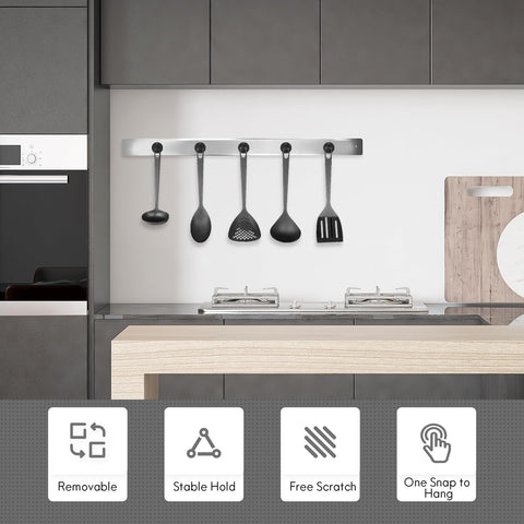 Neosmuk magnetic hook with steel base design highlighting durable, corrosion-resistant construction.