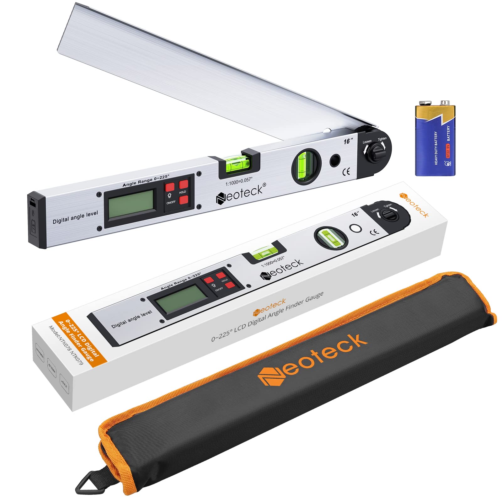 Neoteck sleek silver body blends durability with style.