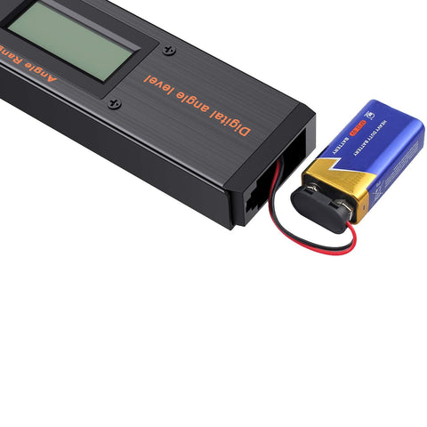Backlit display helps readouts during early morning or dim job sites.